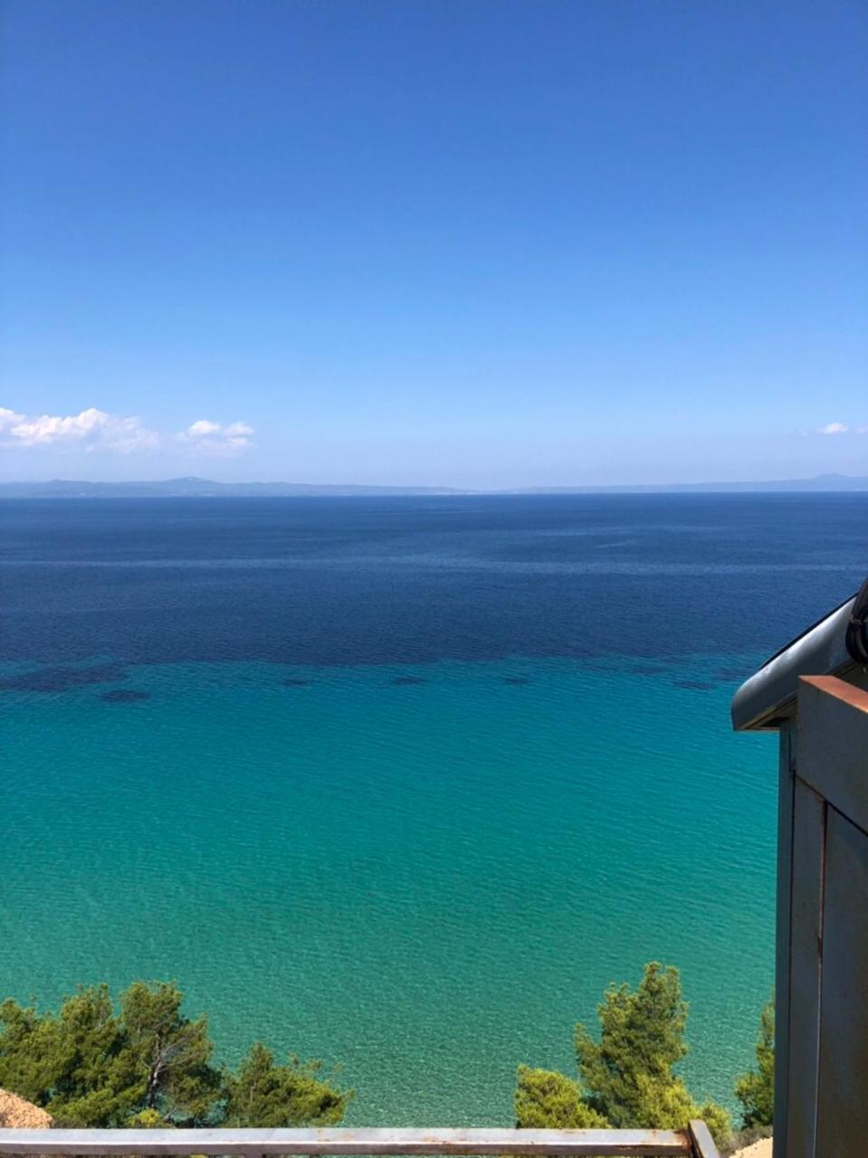 Blue Thea Luxury Villa In Afitos Extérieur photo
