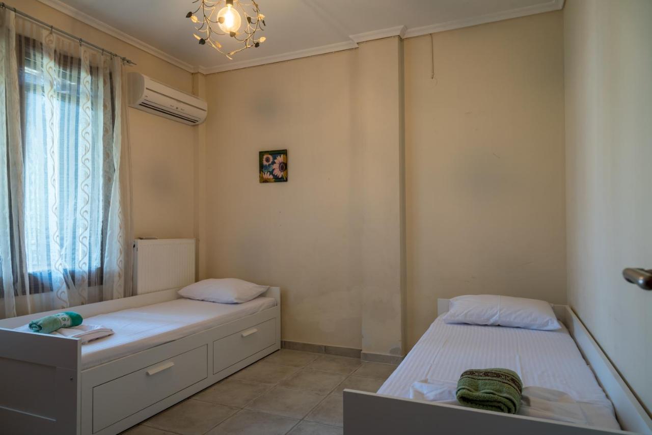Blue Thea Luxury Villa In Afitos Extérieur photo
